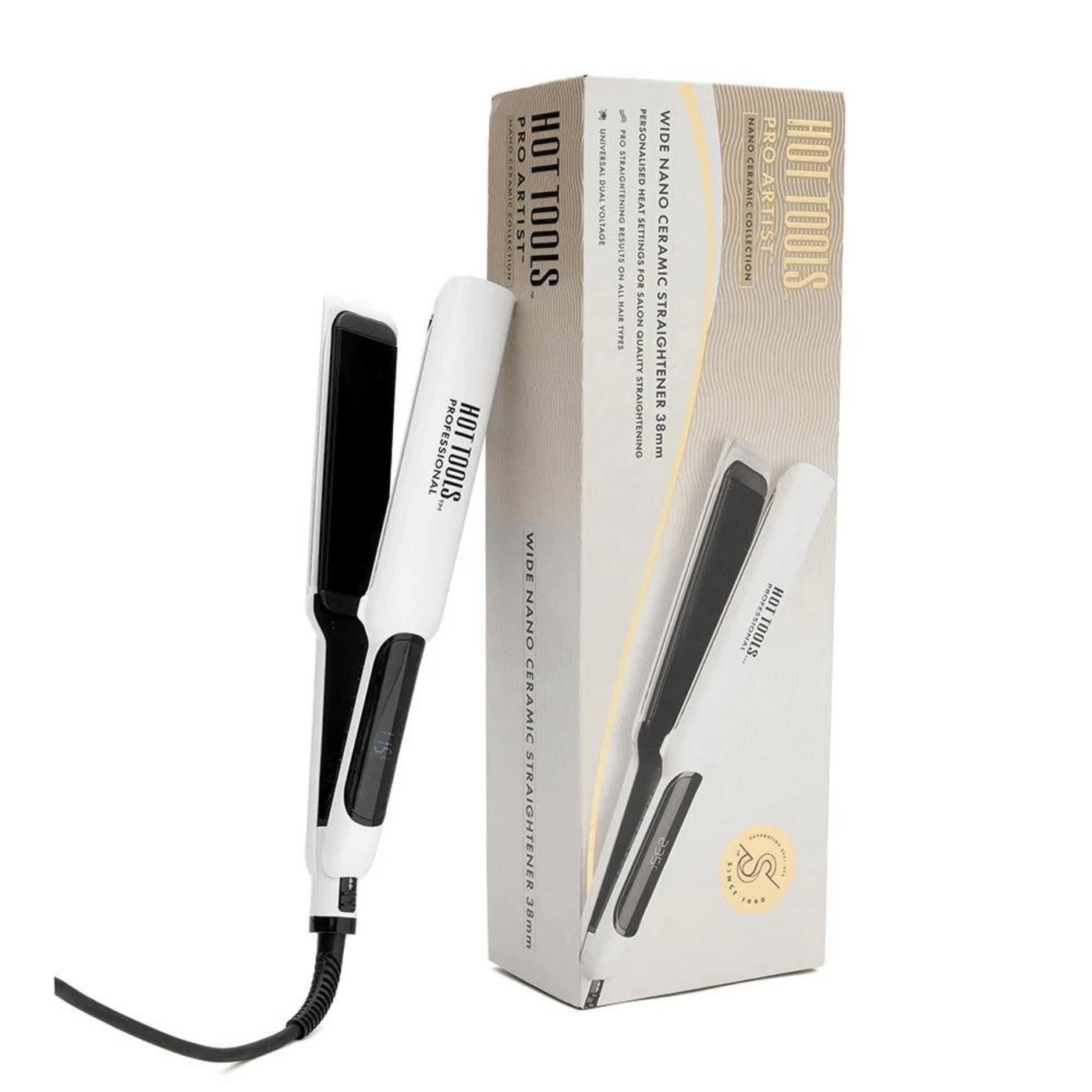 Hot Tools Professional HOT TOOLS WIDE NANO CERAMIC STRAIGHTENER 38MM