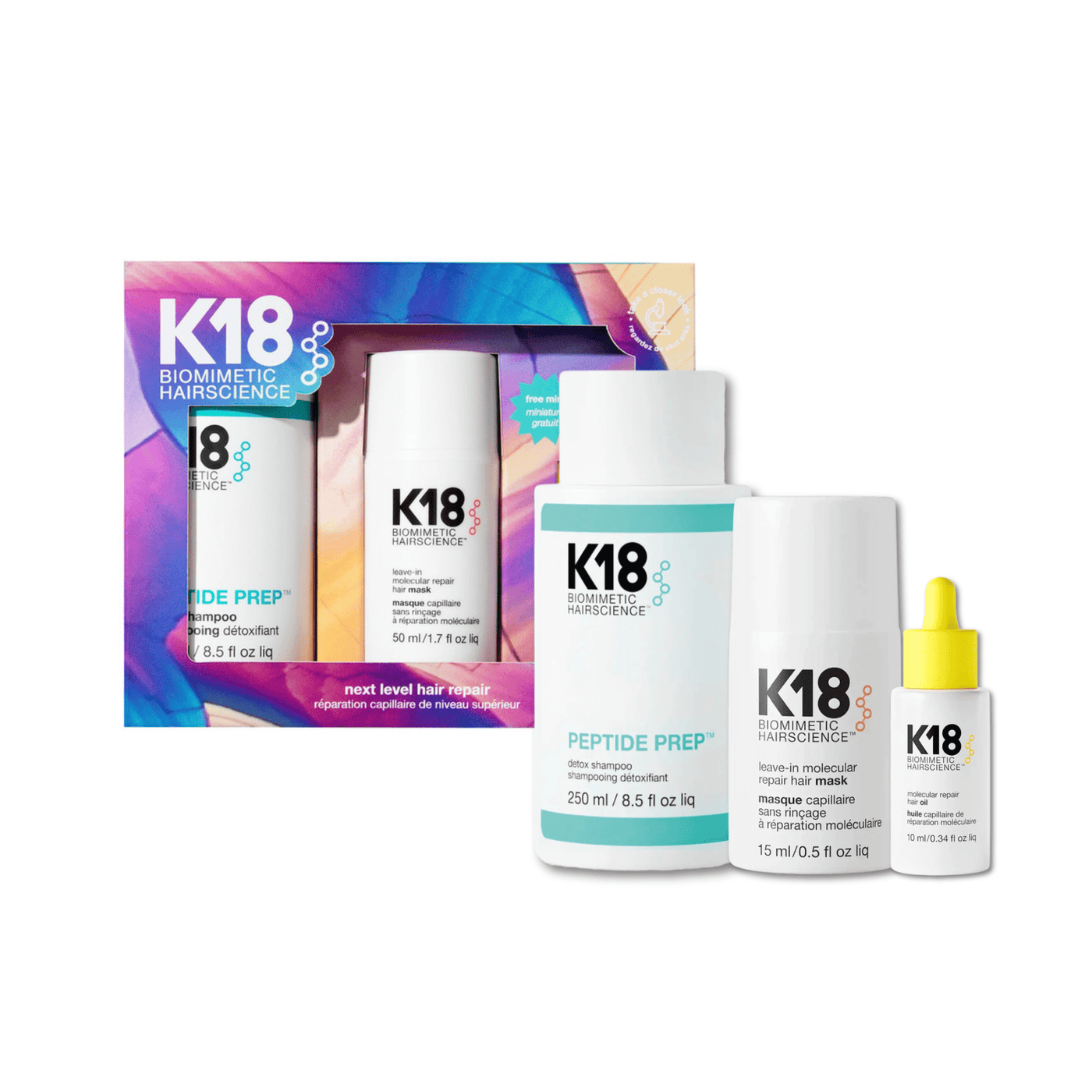 K18 Haircare Packs K18 Next Level Repair Trio Pack