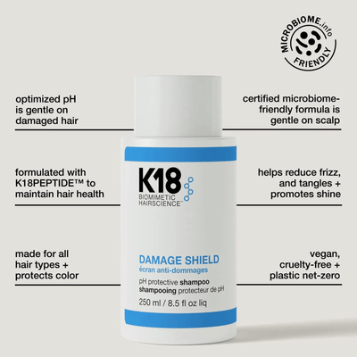 K18 Shampoo K18 DAMAGE SHIELD pH protective shampoo 250ml