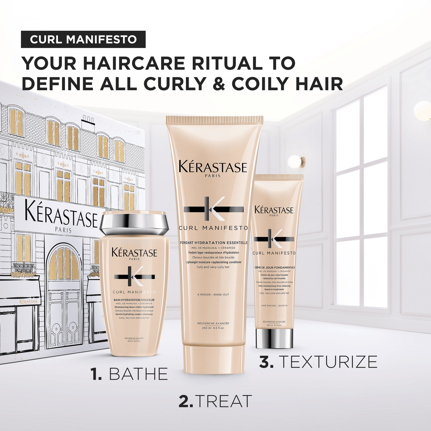 Kérastase Haircare Packs Kérastase Curl Manifesto Holiday Coffret