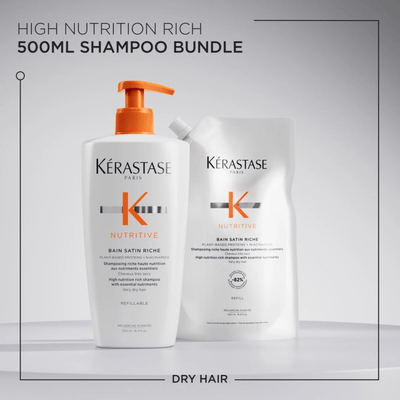 Kérastase Kérastase Nutritive Satin Riche Shampoo Refillable Duo 500ml