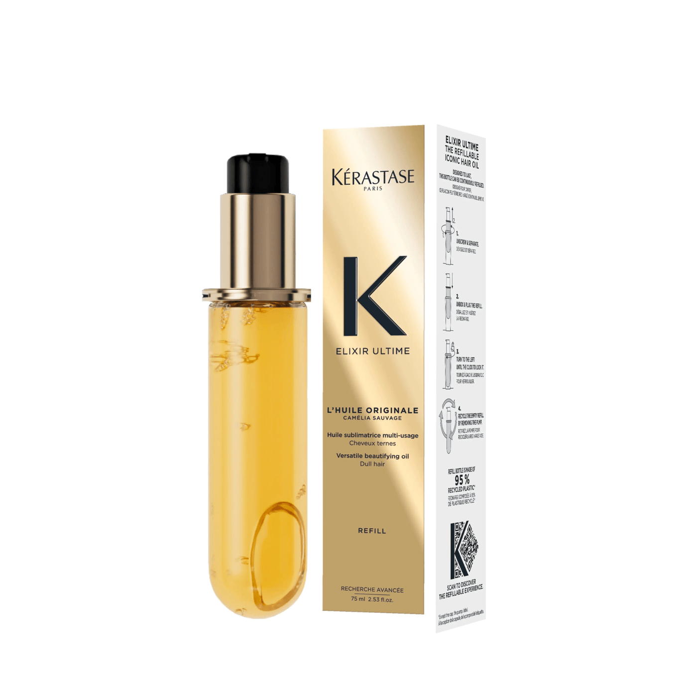 Kerastase Oils Kérastase Elixir Ultime Original Oil 75ml - Refill Only