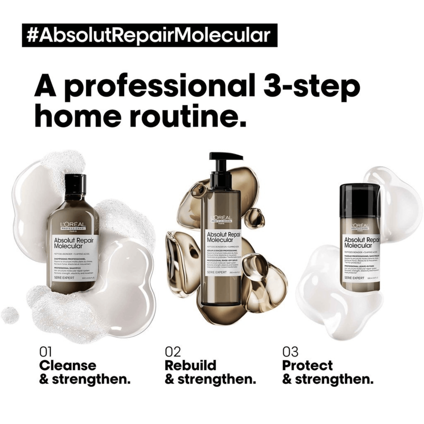 L'Oreal Professional Treatment L'Oreal Professionnel Absolut Repair Molecular Leave-in Mask 100ml
