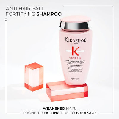 Kerastase Shampoo Genesis Bain Nutri-Fortifiant Shampoo- Dry To Coarse Hair 250ml