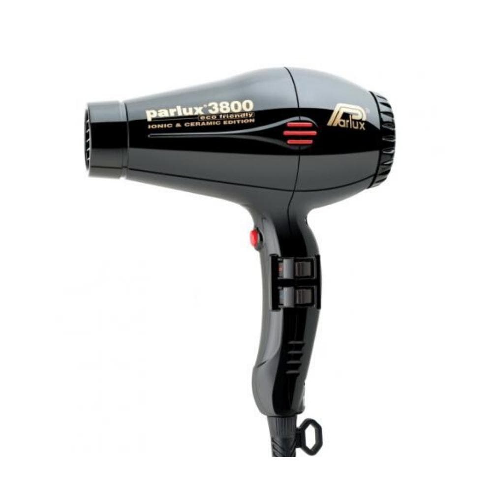 Parlux 3800 Eco Friendly Ceramic And Ionic Hair Dryer- Black