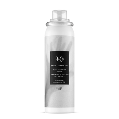 R+Co Styling Bright Shadows- Root Touch Up Spray- Black 59ml
